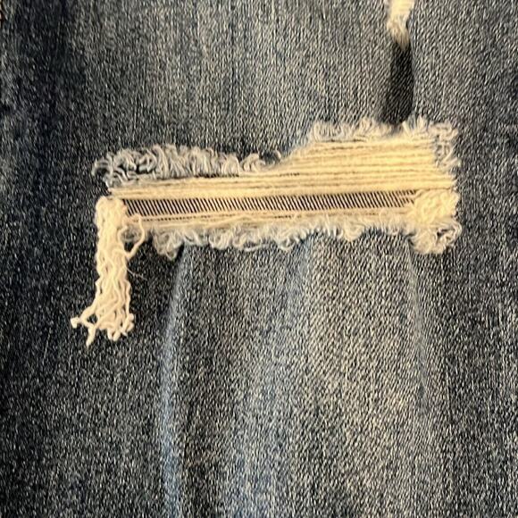 Flying Monkey Women’s Size 26 High Rise Straight Leg Distressed Mid Wash Jeans - Picture 9 of 10